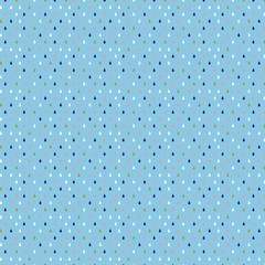 seamless pattern with colorful raindrops