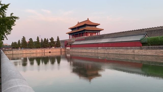 Douve de la Cit&eacute; interdite &agrave; P&eacute;kin, Chine