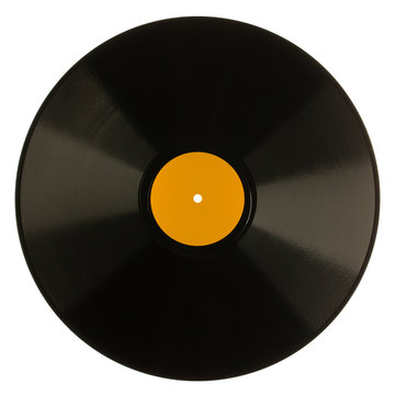 Płyta szelakowa, prekursorka płyty winylowej, 78 rpm.