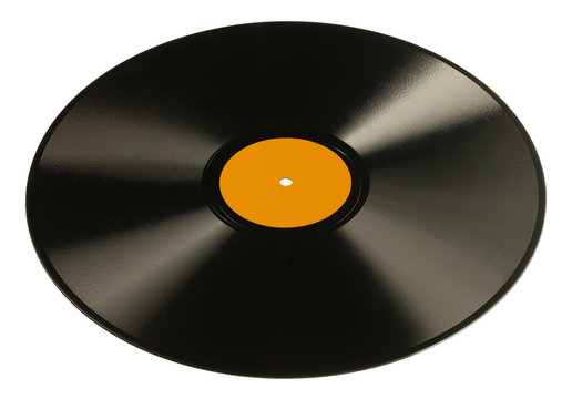 Płyta szelakowa, prekursorka płyty winylowej, 78 rpm.