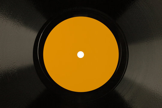 Płyta szelakowa, prekursorka płyty winylowej, 78 rpm, detal.
