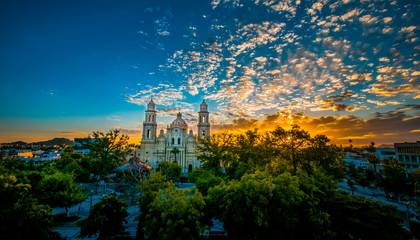 postal de catedral de hermosillo sonora mexico 2020 
