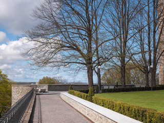 The beautiful view in old city Tallinn Estonia