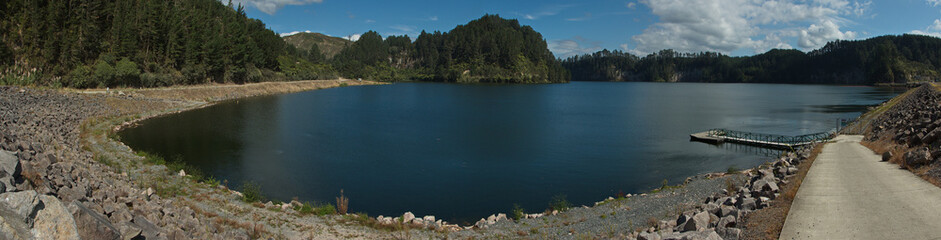 Lake Matahina,Bay of Plenty on North Island of New Zealand
