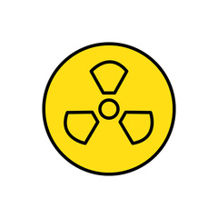 Radiation Icon Design Vector Template