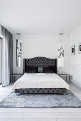 Glamour style bedroom interior