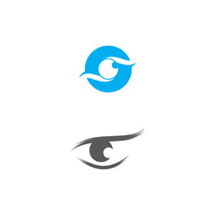Obraz premium Eye Care vector logo design