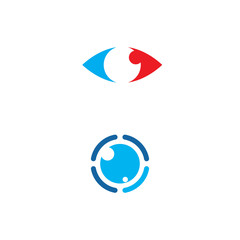 Eye Care vector logo design