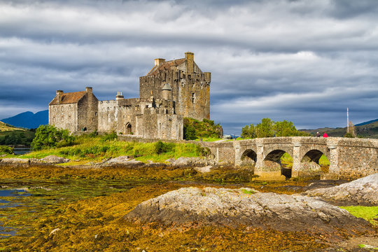 Eilean Donan Castle, Loch Duid, Highlands, Scotland, United Kingdom