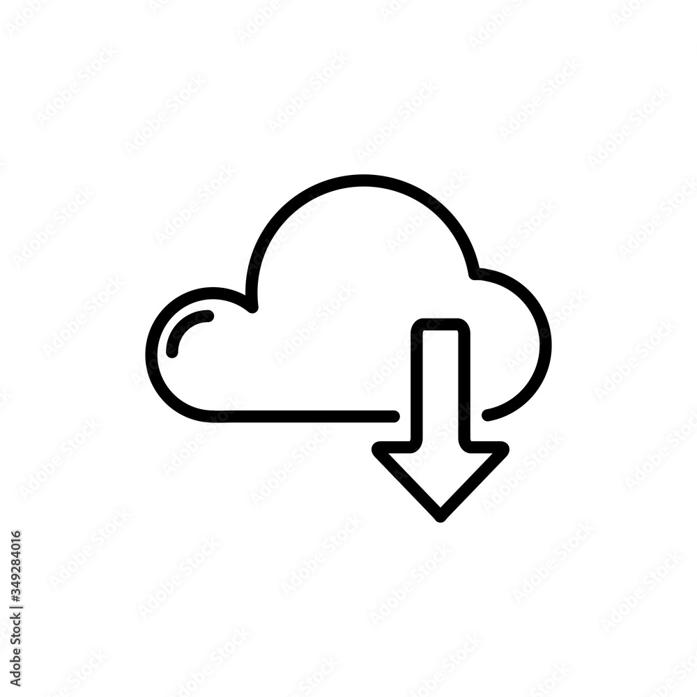 Poster Download Icon Design Vector Template