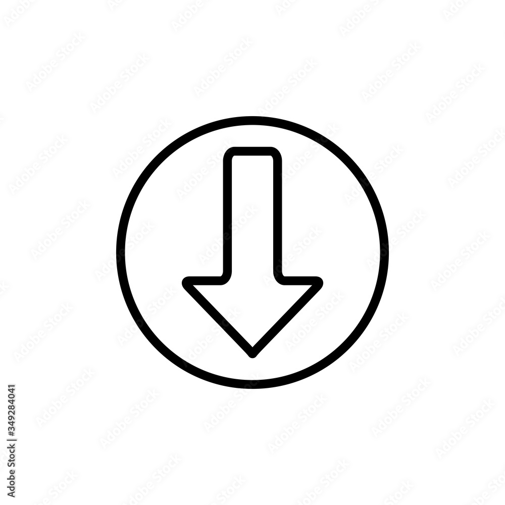 Poster Download Icon Design Vector Template