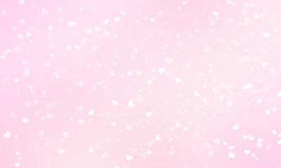 pink background with hearts for Valentine's Day, Birthday, Wedding, Christmas
