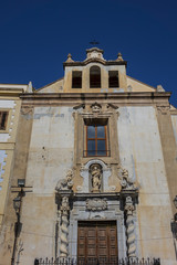 Church of Santa Maria di Gesu al Capo (or church of Santa Maruzza ri Canceddi, 1482) is a cult building located in the historic center of Palermo. Piazza Beati Paoli, Palermo, Sicily, Italy.