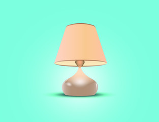 lamp on a white background