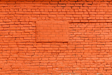 Red brick wall