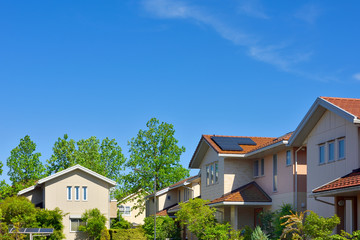  Japan's residential area, suburbs of Tokyo 日本の住宅地