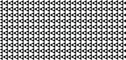 Seamless black and white triangle pattern
