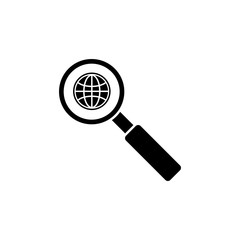 Magnifying Icon Design Vector Template