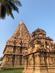 Fototapeta na wymiar Brihadeeswarar temple in Gangaikonda Cholapuram, Tamil nadu, India