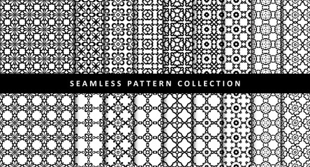 Decorative seamless pattern collection
