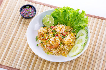 Fried rice with prawn
