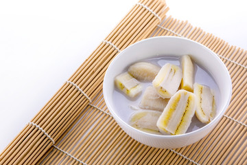 Banana in coconut milk