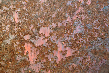 Rust red metal texture background