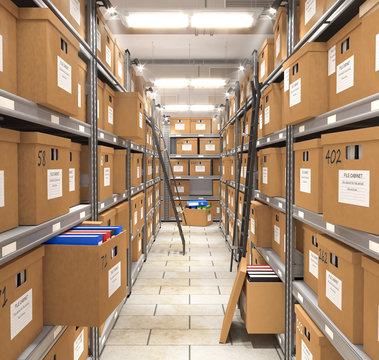 Archive boxes hi-res stock photography and images - Alamy