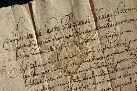 Old document in Latin and Polish &ndash; AD 1670 &ndash; nice calligraphy. Stary dokument po łacinie i po polsku &ndash; 1670 rok &ndash; ładna kaligrafia.
