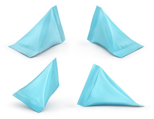 Obraz premium Set of package isolated on a white background. 3d illustration