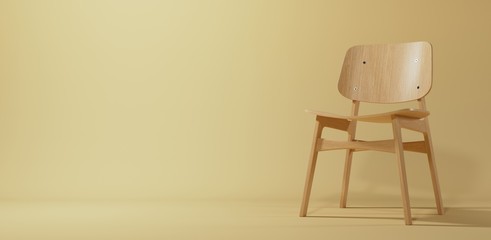 chair and table