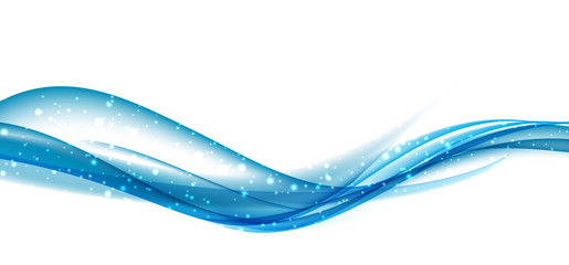 Abstract Colored Wave Card Set Background. Vector Illustration © olegganko