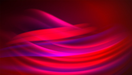 Fluid wave lines background. Trendy abstract layout template for business or technology presentation, internet poster or web brochure cover, wallpaper