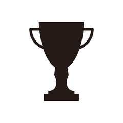 Trophy icon vector illustration sign