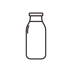 Milk Bottle icon vector illustration sign