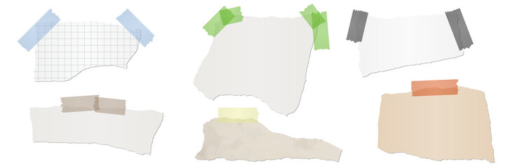 collection scrap of paper