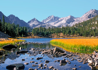 Little Lakes Valley in Fall © Richard