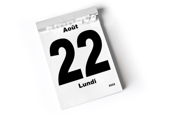  22  Août 2022