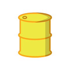 oil barrel icon vector template