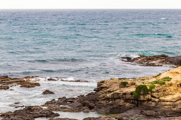 Seascape near Katiki point. New Zealand