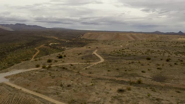 Landscape Of Various Mines In Green Valley, Arizona, The USA At Daytime. - wide panning shot