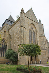 Fototapeta na wymiar St Malo church in Dinan, France