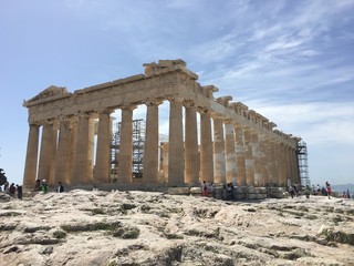 Fototapeta premium View of Parthenon in Acropolis, Athens, Greece