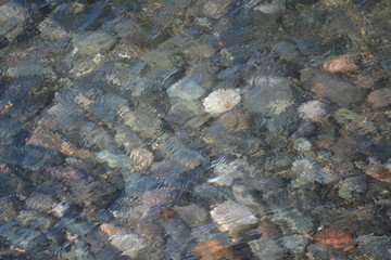 stones in water