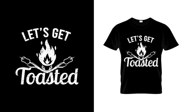 Camping Grunge  T-shirt Design. Old school hand drawn t shirt Print Apparel Graphics. Retro Typographic Custom Quote Design.