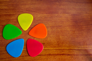 pick for guitar and  bass
