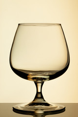Snifter on the table pantone Sunlight