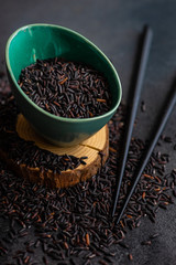 Organic black rice