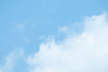 Background summer sky. Blue background. blue sky background with tiny clouds