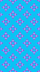 Ornate geometric pattern and abstract colored background